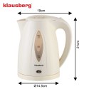 CZAJNIK ELEKTRYCZNY 1,2L KLAUSBERG KB-9002 KREMOWY