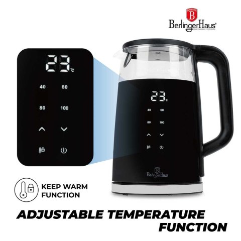 CZAJNIK ELEKTRYCZNY 1,7L BERLINGER HAUS BH-9476 MATTE BLACK