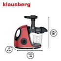 SOKOWIRÓWKA WYCISKARKA WOLNOOBROTOWA KLAUSBERG KB-7865