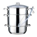 SOKOWNIK PAROWY 8L INDUKCJA GAZ KLAUSBERG KB-9032 GARNEK DO SOKU