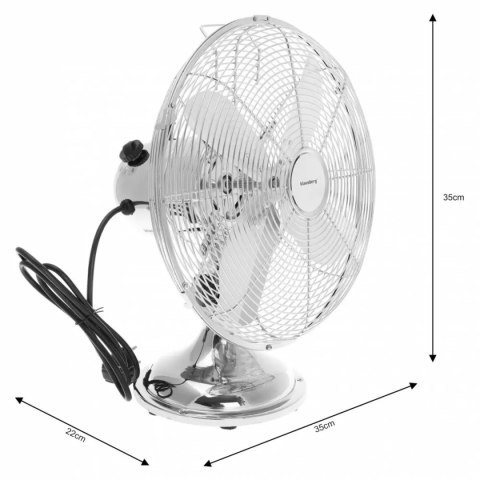 WENTYLATOR WIATRAK CYRKULACYJNY BIURKOWY KLAUSBERG KB-7537