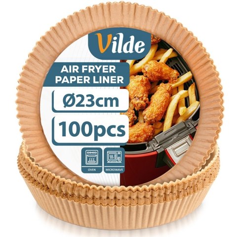 WKŁAD PAPIEROWY DO FRYTOWNICY OKRĄGŁY 23cm 100szt. 279051