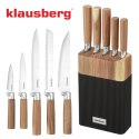 ZESTAW NOŻY W BLOKU AKACJOWYM KLAUSBERG KB-7981