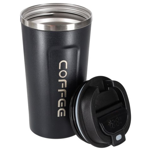 Smart kubek podróżny z wyświetlaczem LED czarny 500ml