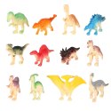 Dinozaury wykopaliska jajko XL dinozaura 12 figurek zestaw archeologiczny