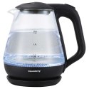 CZAJNIK ELEKTRYCZNY SZKLANY 1,2L KLAUSBERG KB-9003 LED