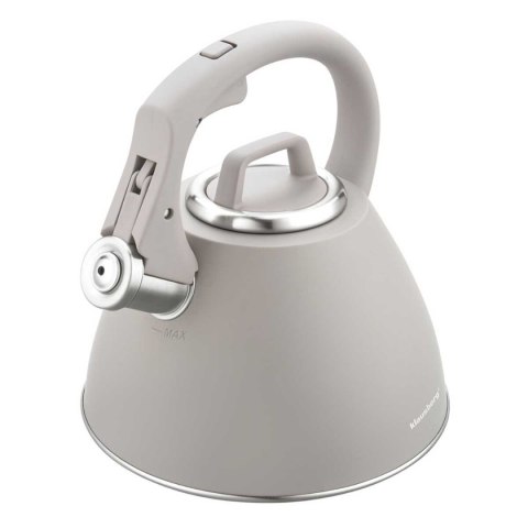 CZAJNIK STALOWY Z GWIZDKIEM 2,5L KLAUSBERG KB-7953