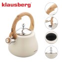CZAJNIK STALOWY Z GWIZDKIEM 2,8L KLAUSBERG KB-7919