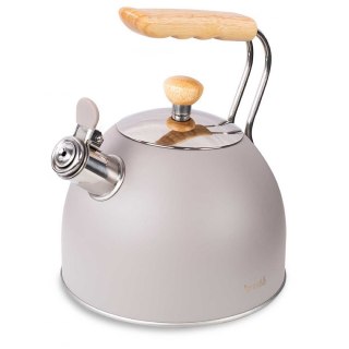 CZAJNIK Z GWIZDKIEM 2,5L HUSLA grey 73907