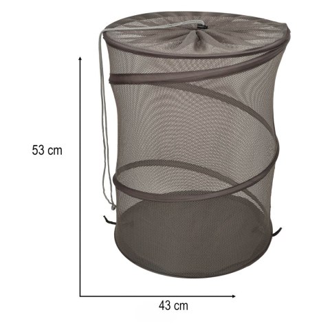 Kosz na pranie organizer na zabawki ubrania worek 77l