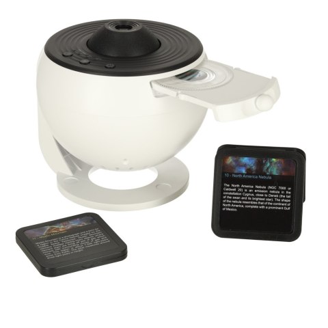 Projektor gwiazd nieba lampka nocna LED USB planetarium planety 12 dysków 360° timer