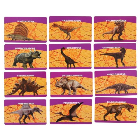 Dinozaury wykopaliska jajka dinozaura figurki zestaw archeologiczny 12 jajek