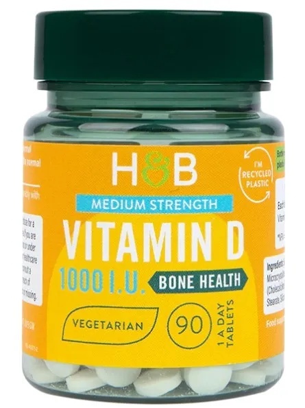 Holland & Barrett Vitamin D 1000IU 25mcg 90 tabl.