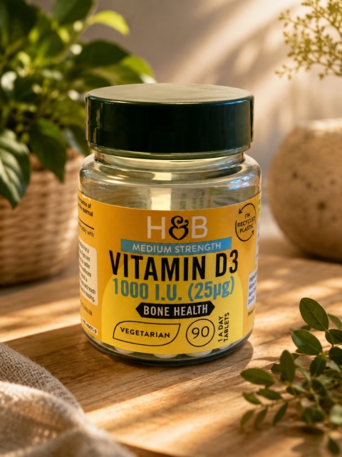 Holland & Barrett Vitamin D 1000IU 25mcg 90 tabl.
