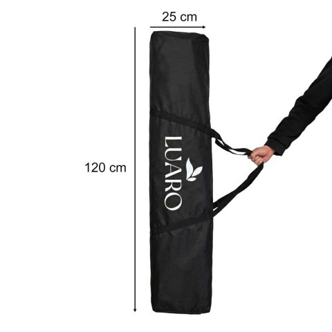 Pawilon ogrodowy LUARO namiot imprezowy handlowy altana 3x3 m 3 ścianki