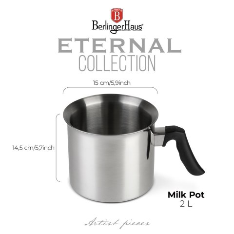 Garnek do mleka z gwizdkiem 2l Eternal BerlingerHaus BH-8882