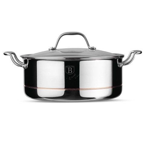 Garnek z pokrywką 24 cm Copper Touch Collection BerlingerHaus BH-8815