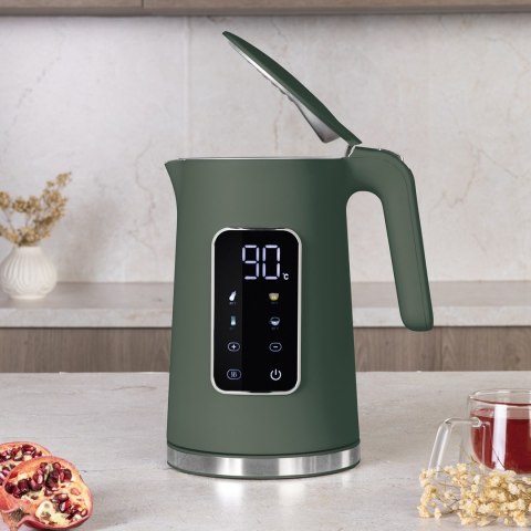 Cyfrowy czajnik elektryczny BerlingerHaus Matte Green Collection BH-9746