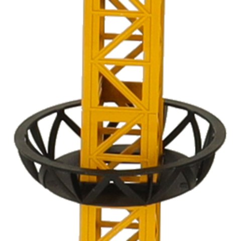 Dźwig Żuraw budowlany zdalnie sterowany RC z hakiem 4CH 128cm