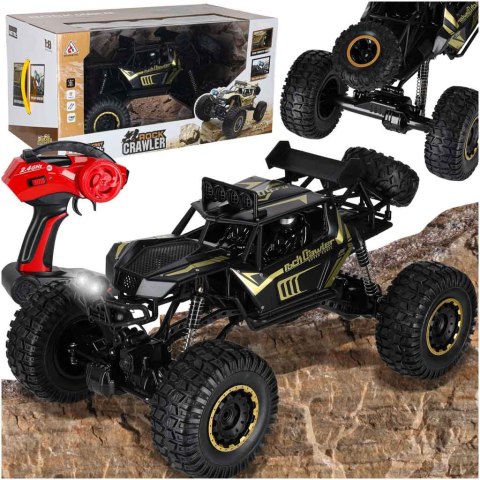 Samochód zdalnie sterowany 2,4GHz 1:8 51cm metal czarny MEGA OKAZJA PROFESJONALNY SPRZĘT NOWOŚĆ 24H TOP