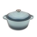 EMALIOWANY GARNEK ŻELIWNY 26cm 5L HAGE SEA SALT