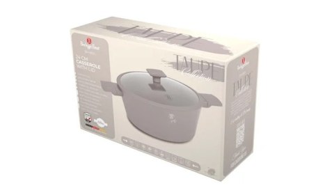 Garnek z pokrywą 24cm Taupe BerlingerHaus BH-8101