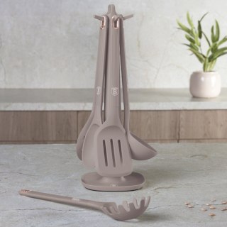 Zestaw przyborów kuchennych na stojaku 5 elementów BerlingerHaus BH-8618 Taupe Collection