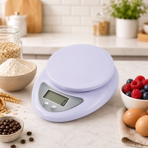 Elektroniczna waga kuchenna z wyświetlaczem 5 kg