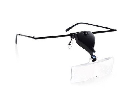 Lupa okulary zegarmistrzowska led 3,5x wymienne