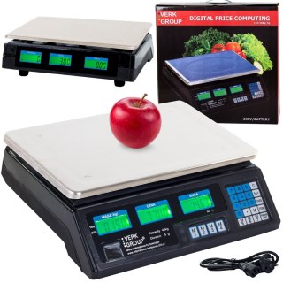 Waga sklepowa elektroniczna kalkulacyjna 40kg pl