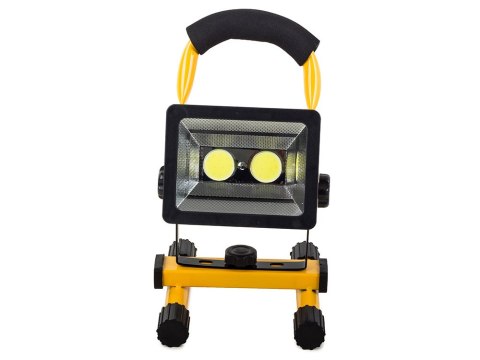 Halogen lampa przenośny 2 x led cob 30w akumulator