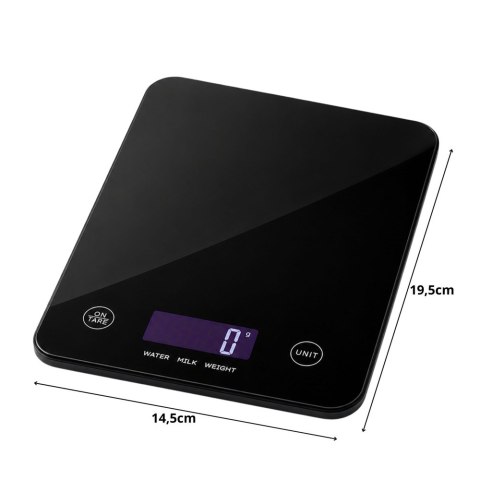 Elektroniczna waga kuchenna do 5 kg szklana lcd