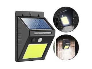 Lampa solarna 48 led cob czujnik zmierzchu i ruchu