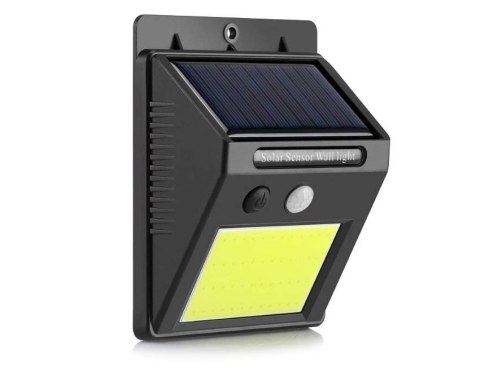 Lampa solarna 48 led cob czujnik zmierzchu i ruchu