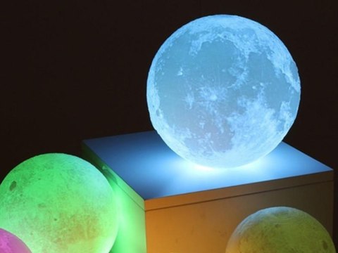Lampka nocna księżyc kolorowa rgb usb akumulator