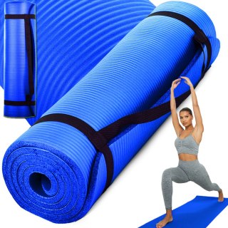 Mata do ćwiczeń jogi pilatesu fitness antypoślizgowa gruba areobic 180x60