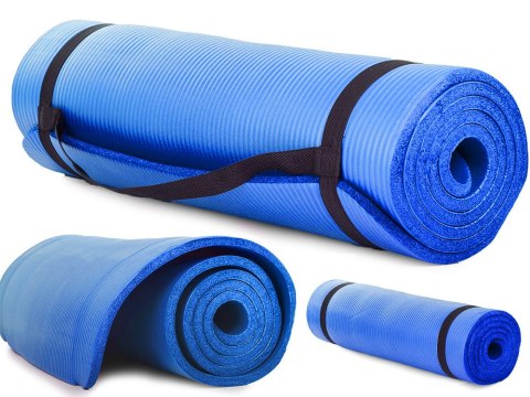 Mata do ćwiczeń jogi pilatesu fitness antypoślizgowa gruba areobic 180x60