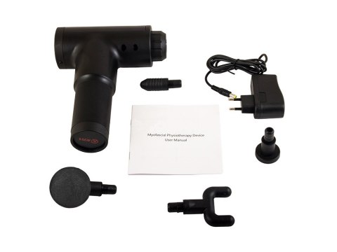 Pistolet do masażu bezprzewodowy masażer 4 głowice