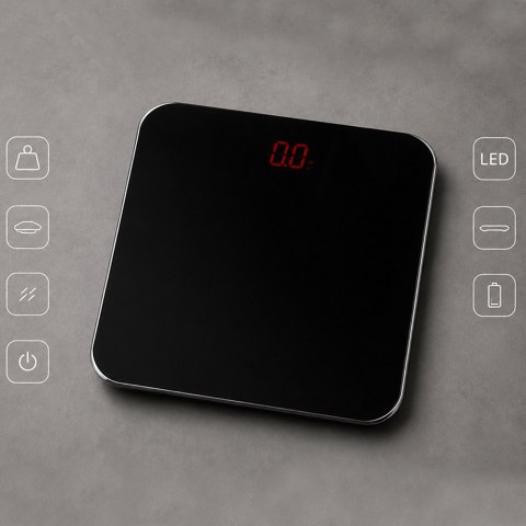 Waga łazienkowa elektroniczna 180kg szklana lcd
