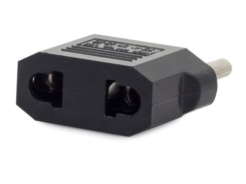 Wtyczka adapter polska przejściówka do gniazdka uniwersalna 125v - 250v 6a