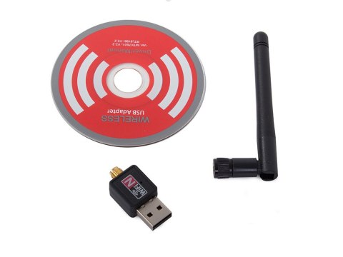 Karta sieciowa wi-fi wifi adapter antena 600mbps