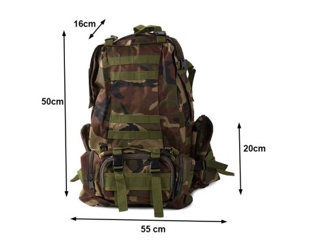 Plecak wojskowy taktyczny survival militarny 48.5l