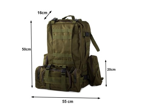 Plecak wojskowy taktyczny survival militarny 48.5l