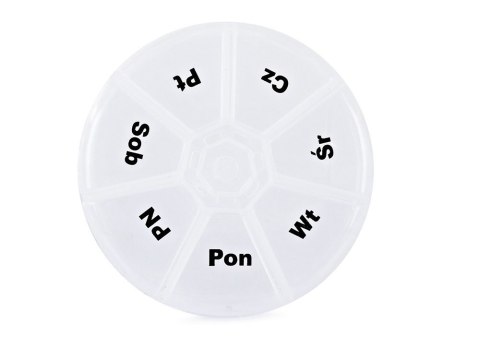 Pojemnik na leki kasetka pudełko organizer 7 dni