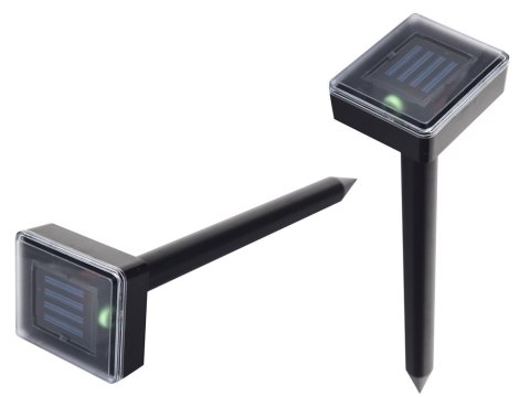 Silny odstraszacz solarny na krety nornice myszy kuny gryzonie 1000 m2
