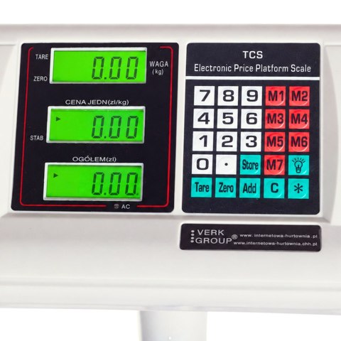 Waga elektroniczna magazynowa 50x40 oparcie 300kg