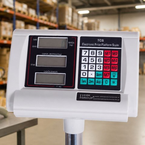 Waga elektroniczna magazynowa 50x40 oparcie 300kg