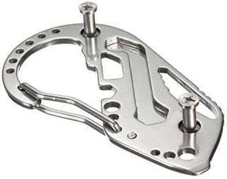 Brelok do kluczy karabińczyk survival multitool