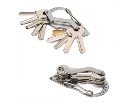 Brelok do kluczy karabińczyk survival multitool