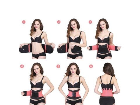 Pas neoprenowy fitness odchudzający hot gorset
